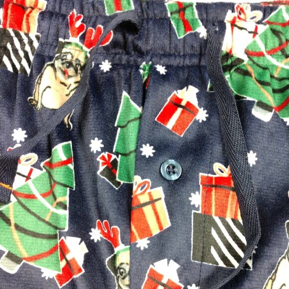 NWT Men's Festive Pup PJ Bottoms size Medium - Picture 3 of 6